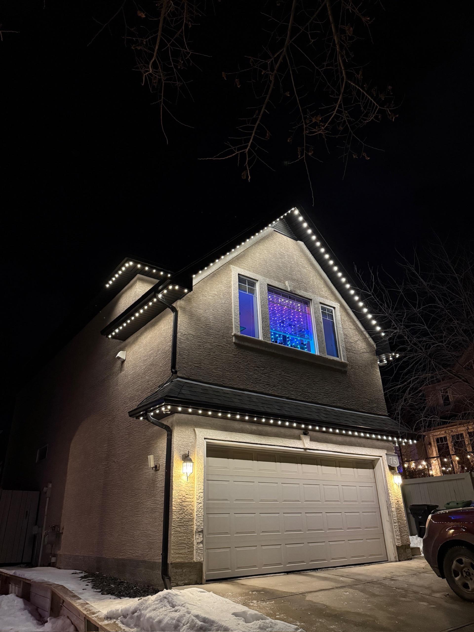 Permanent holiday lighting installation in Calgary – year-round LED by Lior Lighting