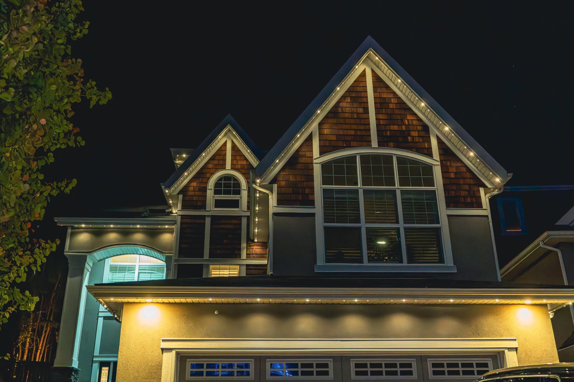 Permanent holiday lighting installation in Calgary – year-round LED by Lior Lighting